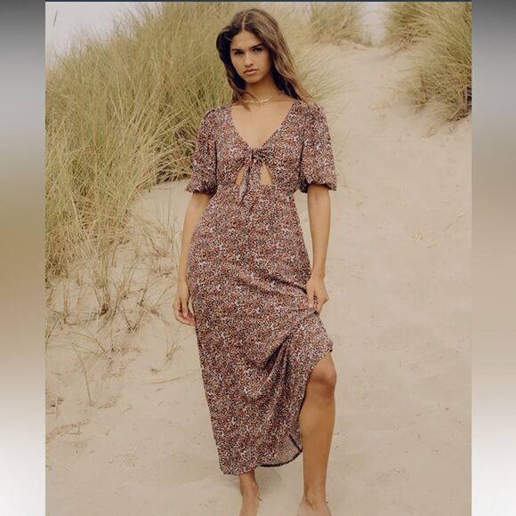 Billabong Night Fall Maxi Dress - Picture 1 of 9